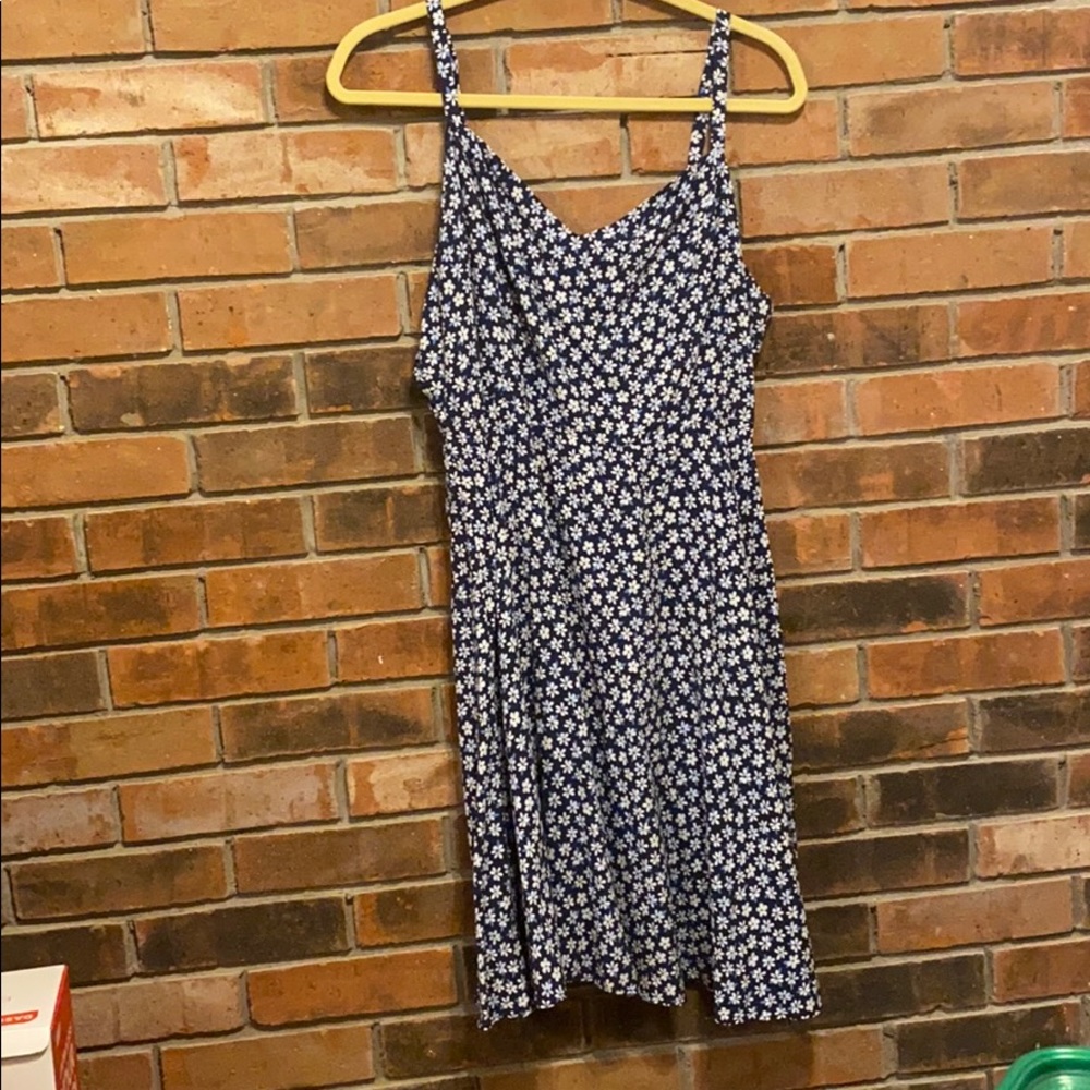 Blue floral sundress